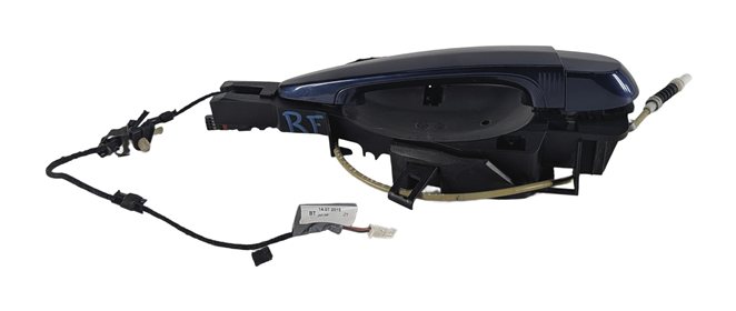 Thumbnail 6: 11-18 BMW X3 X4 F25 F26 FRONT RIGHT OUTSIDE DOOR HANDLE w/ COMFORT ACCESS (Blue)