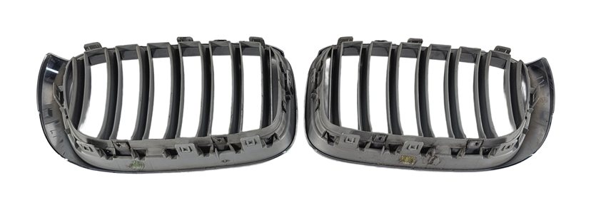 Thumbnail 7: 15-18 BMW X3 X4 (F25 F26) FRONT LEFT & RIGHT BUMPER KIDNEY GRILLE SET 2 (CHROME)