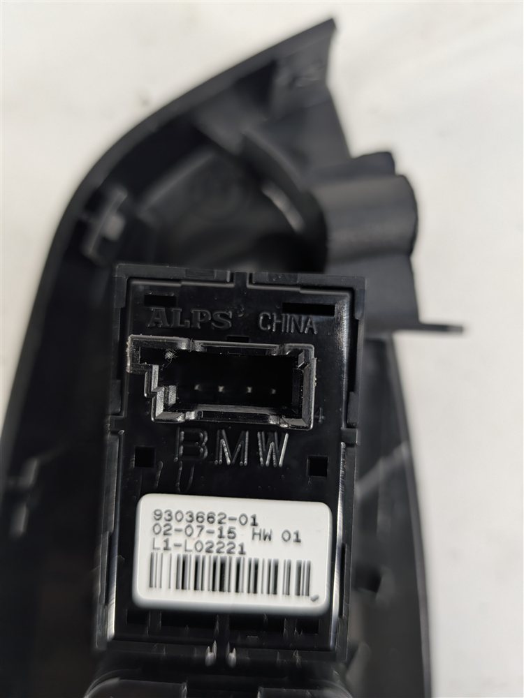 Thumbnail 10: 2012-2019 BMW 3 4 M3 X3 X4 SERIES FRONT LEFT DRIVER WINDOW SWITCH P-FOLD (BLACK)