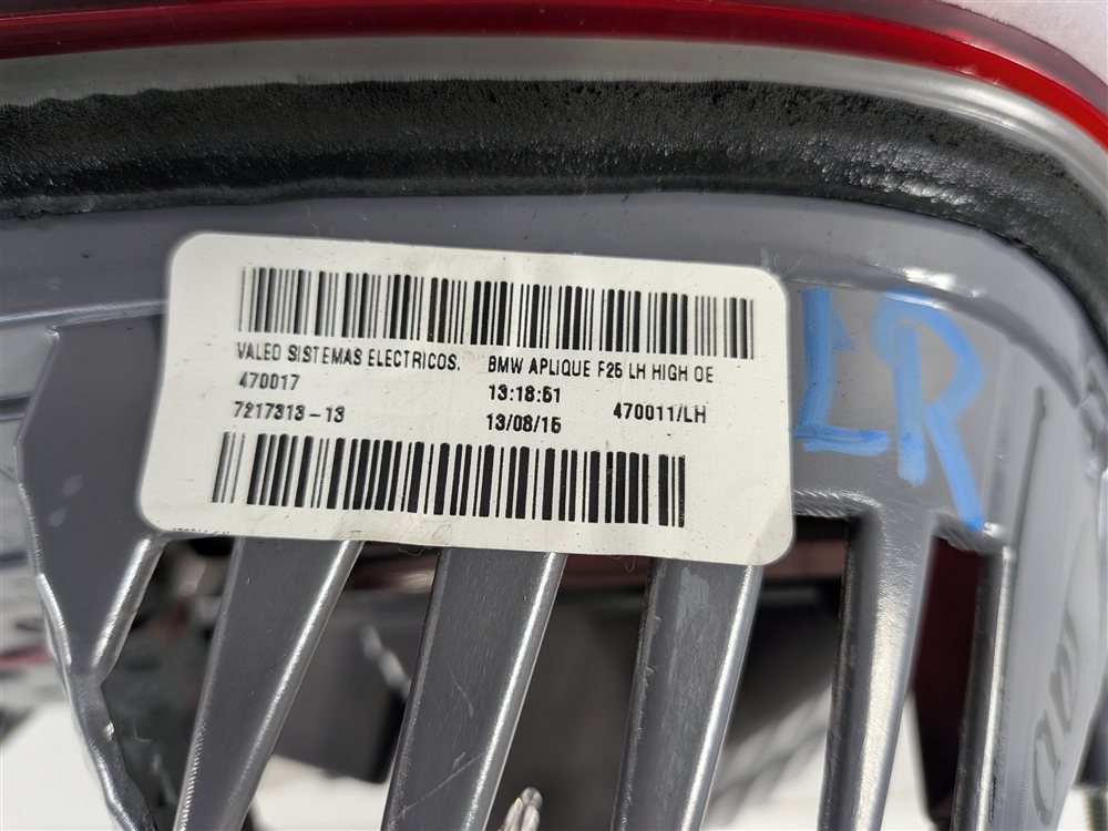 Thumbnail 9: 11-17 BMW X3 (F25) LEFT DRIVER REAR INNER TRUNK INCANDESCENT TAILLIGHT (OPT 522)