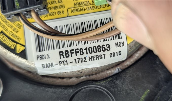 Thumbnail 12: 11-16 BMW X3 X4 F25 F26 DRIVER 3-SPOKE SPORT STEERING WHEEL AIRBAG AIR BAG BLACK
