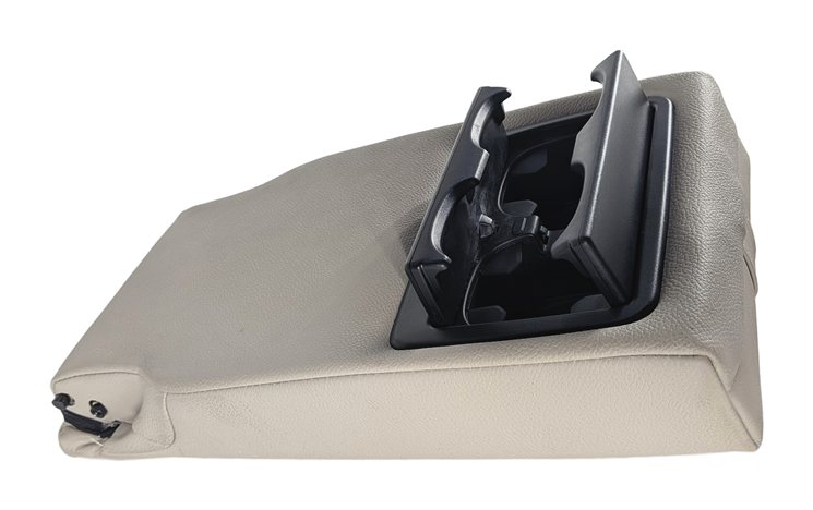 Thumbnail 5: 11-17 BMW X3 (F25) REAR CENTER SEAT FOLD DOWN ARMREST CUP HOLDER (Oyster)