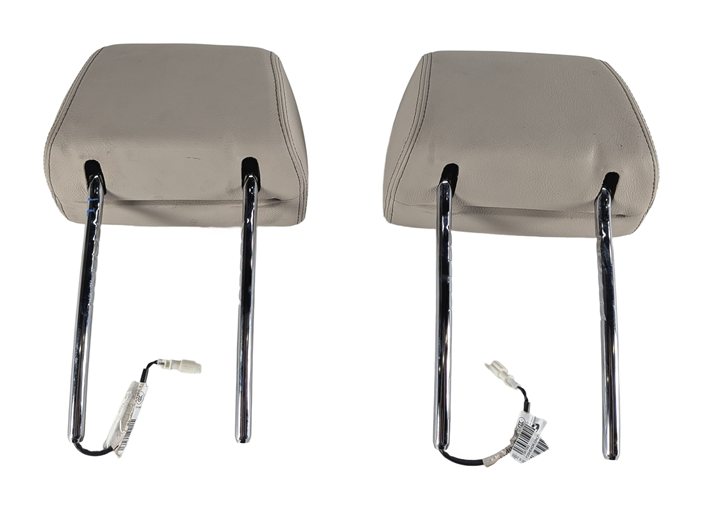 Thumbnail 7: 11-18 BMW X3 X4 (F25 F26) FRONT LEFT RIGHT SEAT HEADREST SET/2 (Oyster)