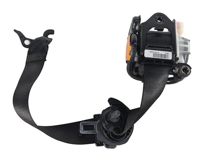 Thumbnail 7: 11-18 BMW X3 X4 (F25 F26) FRONT LEFT DRIVER SEATBELT BUCKLE RETRACTOR (Black)