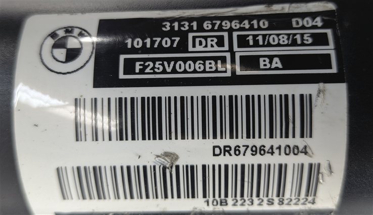 Thumbnail 8: 11-18 BMW X3 X4 F25 F26 FRONT LEFT & RIGHT STANDARD SUSPENSION SHOCK STRUT SET 2