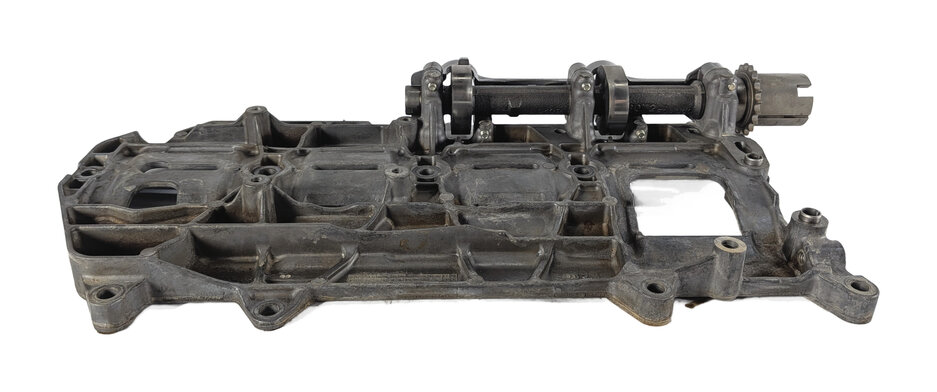 Thumbnail 2: 2011 LAND ROVER LR4 L319 5.0L NON-SUPER 508PN AJ133 ENGINE OIL PAN BAFFLE TRAY