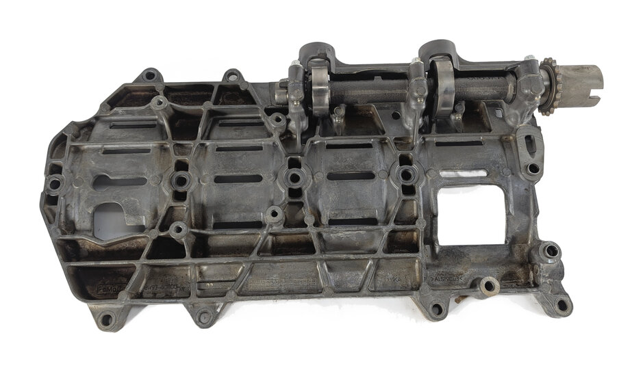 Thumbnail 5: 2011 LAND ROVER LR4 L319 5.0L NON-SUPER 508PN AJ133 ENGINE OIL PAN BAFFLE TRAY