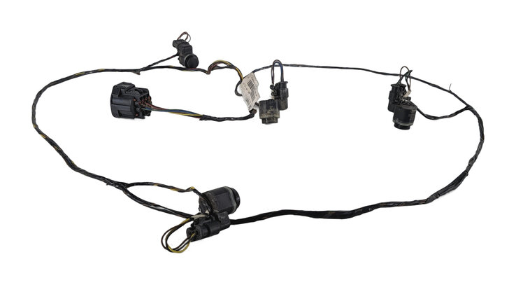 Thumbnail 5: 2011 LAND ROVER LR4 L319 REAR PARK ASSIST PDC SENSOR SET/4 w/ HARNESS (Black)