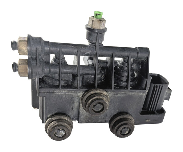 Thumbnail 4: 2011 LAND ROVER LR4 L319 FRONT AIR RIDE SUSPENSION VALVE BLOCK SOLENOID MANIFOLD