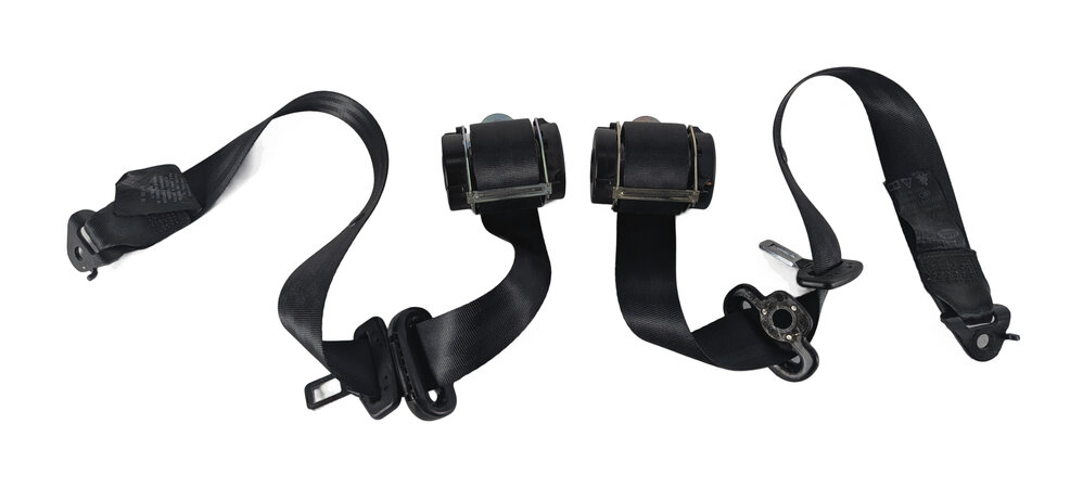 Thumbnail 3: 2011 LAND ROVER LR4 (L319) 3RD ROW LEFT & RIGHT SEATBELT RETRACTOR SET/2 (Black)