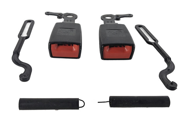 Thumbnail 2: 2011 LAND ROVER LR4 (L319) 3RD ROW LEFT & RIGHT SEATBELT BUCKLE SET/2 (Black)