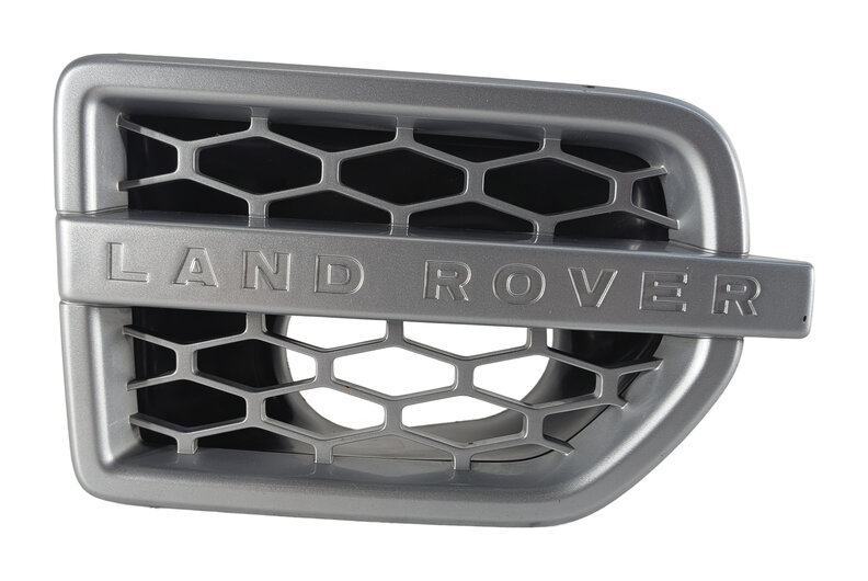 Thumbnail 2: 2011 LAND ROVER LR4 (L319) FRONT RIGHT FENDER SIDE GILL AIR VENT GRILLE (SILVER)