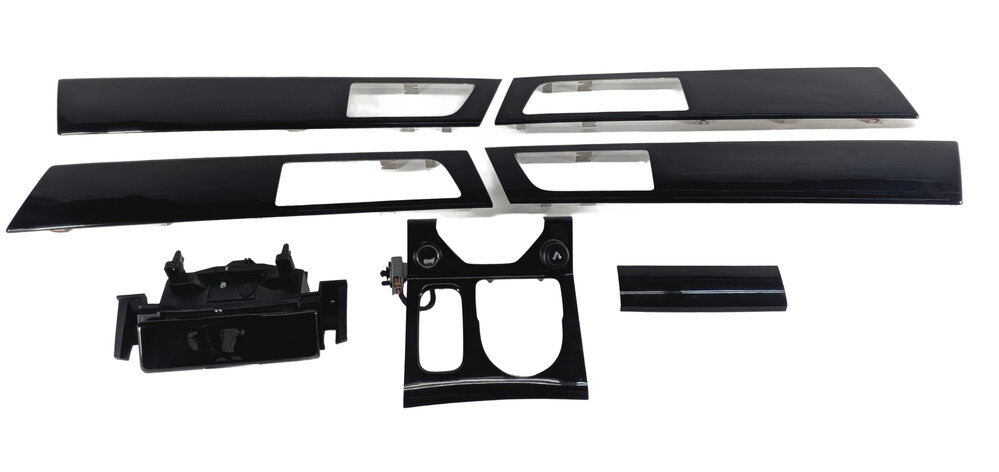 Thumbnail 3: 2011 LAND ROVER LR4 (L319) INTERIOR DASH CONSOLE DOOR TRIM SET/7 (Piano Black)