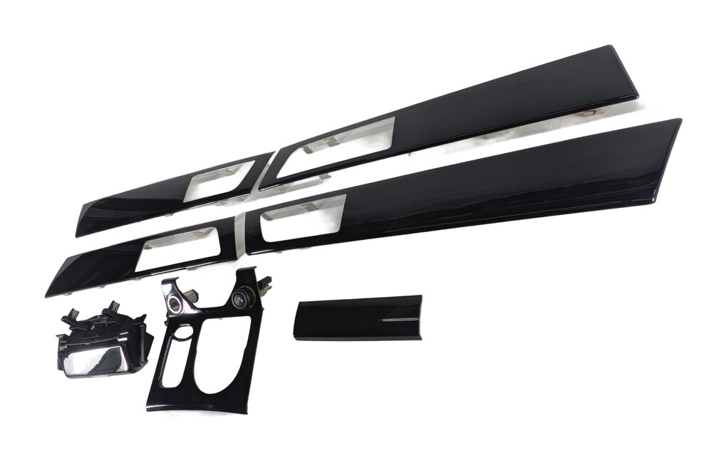Thumbnail 4: 2011 LAND ROVER LR4 (L319) INTERIOR DASH CONSOLE DOOR TRIM SET/7 (Piano Black)