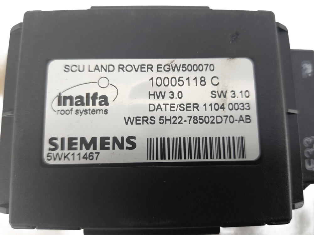 Thumbnail 9: 2011 LAND ROVER LR4 (L319) SUNROOF SUN ROOF SLIDING ROOF CONTROL MODULE COMPUTER