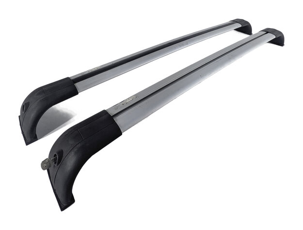 2011 LAND ROVER LR4 (L319) ROOF RACK CROSS BAR RAIL LUGGAGE CARRIER SET/2 w/ KEY