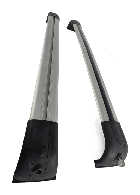 Thumbnail 4: 2011 LAND ROVER LR4 (L319) ROOF RACK CROSS BAR RAIL LUGGAGE CARRIER SET/2 w/ KEY