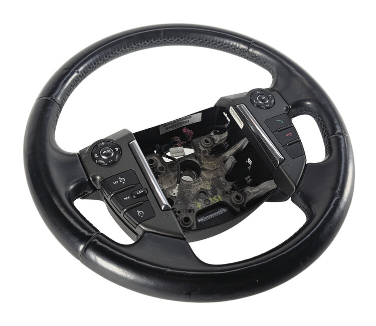 2010-2011 LAND ROVER LR4 (L319) HEATED STEERING WHEEL w/ SWITCH BUTTONS (Black)