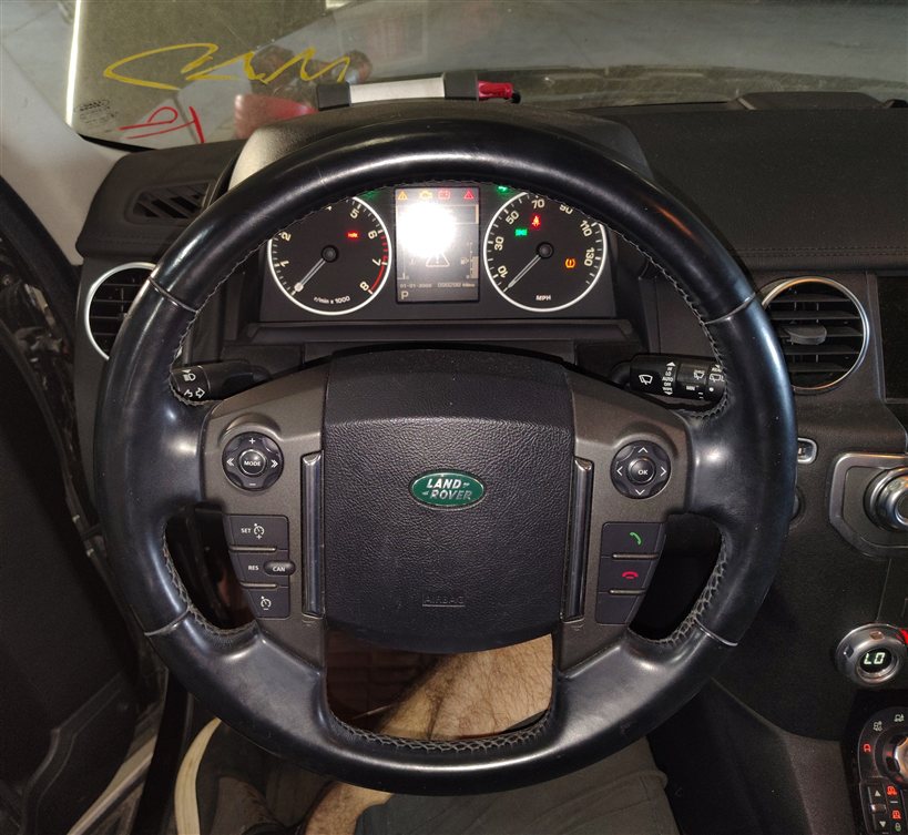 Thumbnail 2: 2011-2013 LAND ROVER LR4 - SRS FRONT LEFT STEERING WHEEL AIRBAG AIR BAG (BLACK)