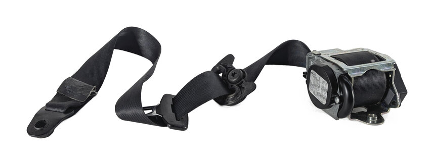 Thumbnail 6: 2008-2016 RANGE ROVER SPORT (L320) / LR3 LR4 DRIVER SEATBELT RETRACTOR (Black)