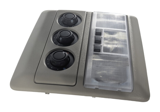 Thumbnail 6: 05-16 LAND ROVER LR3 LR4 REAR DOME LIGHT w/ HEATER TEMPERATURE CONTROL (Gray)