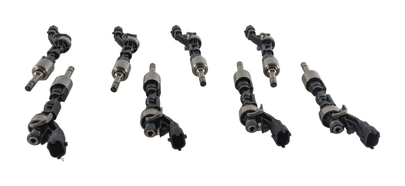Thumbnail 2: 2010-2017 RANGE ROVER SPORT (L320 L322) JAGUAR XF XJ XK 5.0L FUEL INJECTOR SET 8