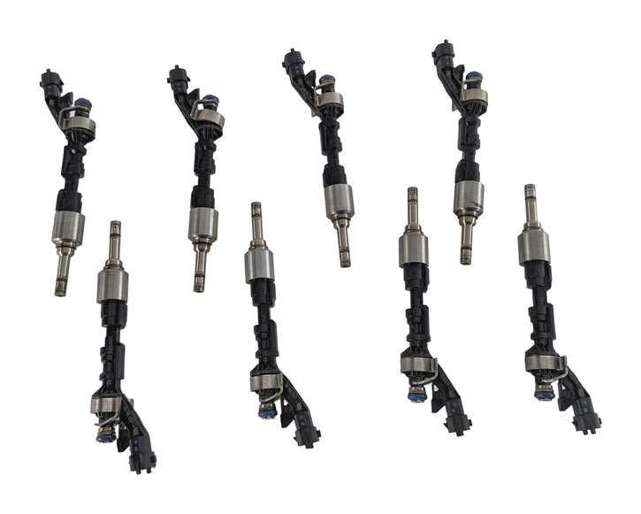 Thumbnail 3: 2010-2017 RANGE ROVER SPORT (L320 L322) JAGUAR XF XJ XK 5.0L FUEL INJECTOR SET 8
