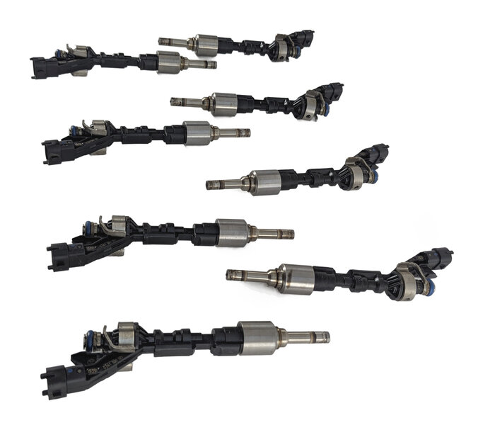 Thumbnail 4: 2010-2017 RANGE ROVER SPORT (L320 L322) JAGUAR XF XJ XK 5.0L FUEL INJECTOR SET 8