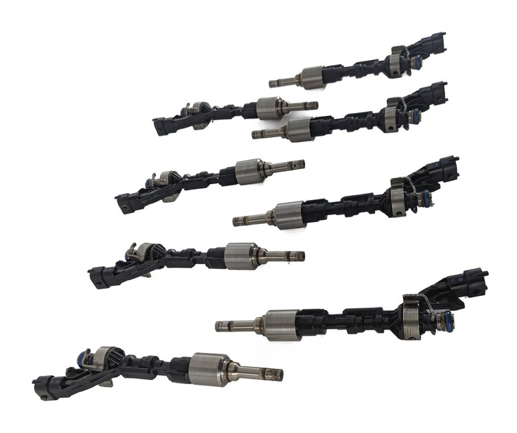 Thumbnail 5: 2010-2017 RANGE ROVER SPORT (L320 L322) JAGUAR XF XJ XK 5.0L FUEL INJECTOR SET 8