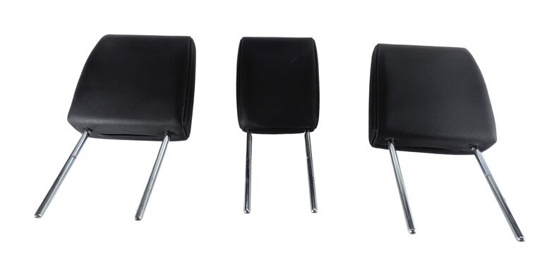 Thumbnail 3: 10-16 LAND ROVER LR4 L319 REAR 2ND ROW LEFT/CENTER/RIGHT HEADREST SET/3 (Black)