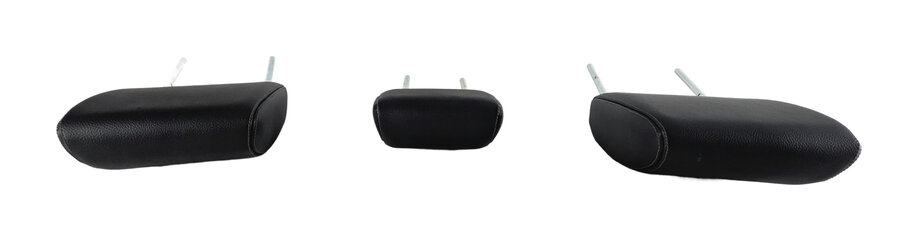 Thumbnail 6: 10-16 LAND ROVER LR4 L319 REAR 2ND ROW LEFT/CENTER/RIGHT HEADREST SET/3 (Black)