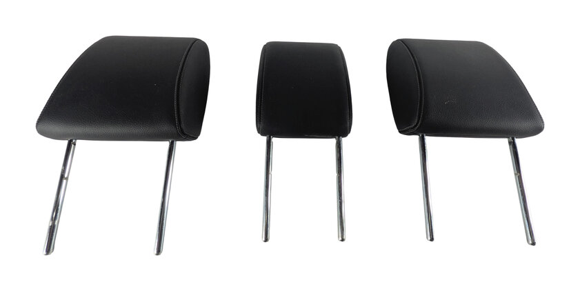 Thumbnail 7: 10-16 LAND ROVER LR4 L319 REAR 2ND ROW LEFT/CENTER/RIGHT HEADREST SET/3 (Black)