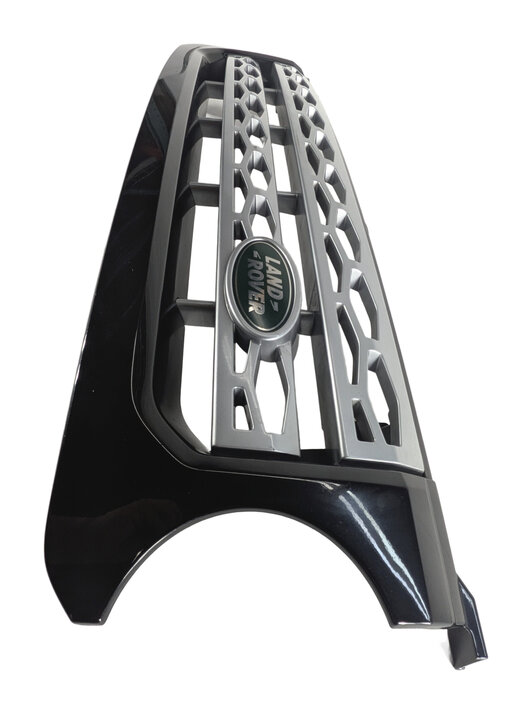 Thumbnail 4: 2010-2013 LAND ROVER LR4 - FRONT UPPER HOOD CENTER AIR VENT GRILLE (Black)