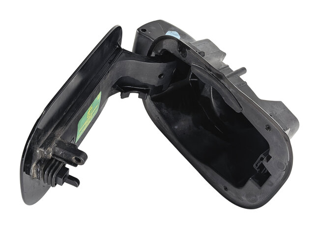 Thumbnail 3: 05-16 LR3 LR4 RANGE ROVER SPORT L320 FUEL TANK DOOR w/ HOUSING ASSEMBLY (Black)