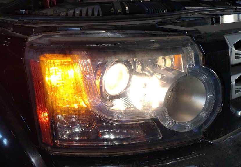 Thumbnail 2: 10-13 LAND ROVER LR4 - RIGHT PASSENGER (AUTO LEVEL) HALOGEN HEADLIGHT LIGHT LAMP