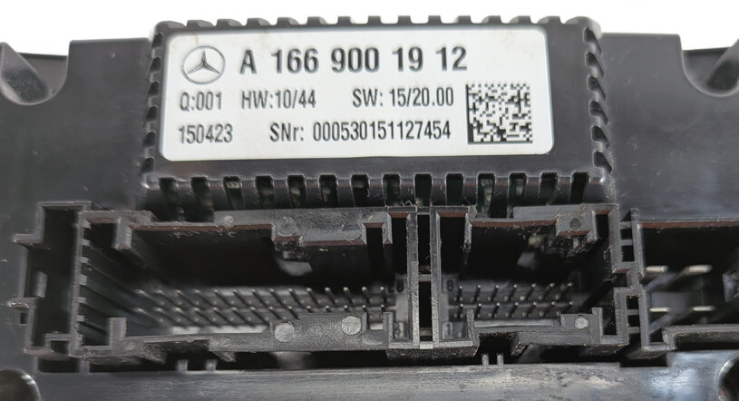 Thumbnail 8: 14-17 MERCEDES GL GLS (W166 X166) FRONT TEMPERATURE CLIMATE HEATER CONTROL PANEL