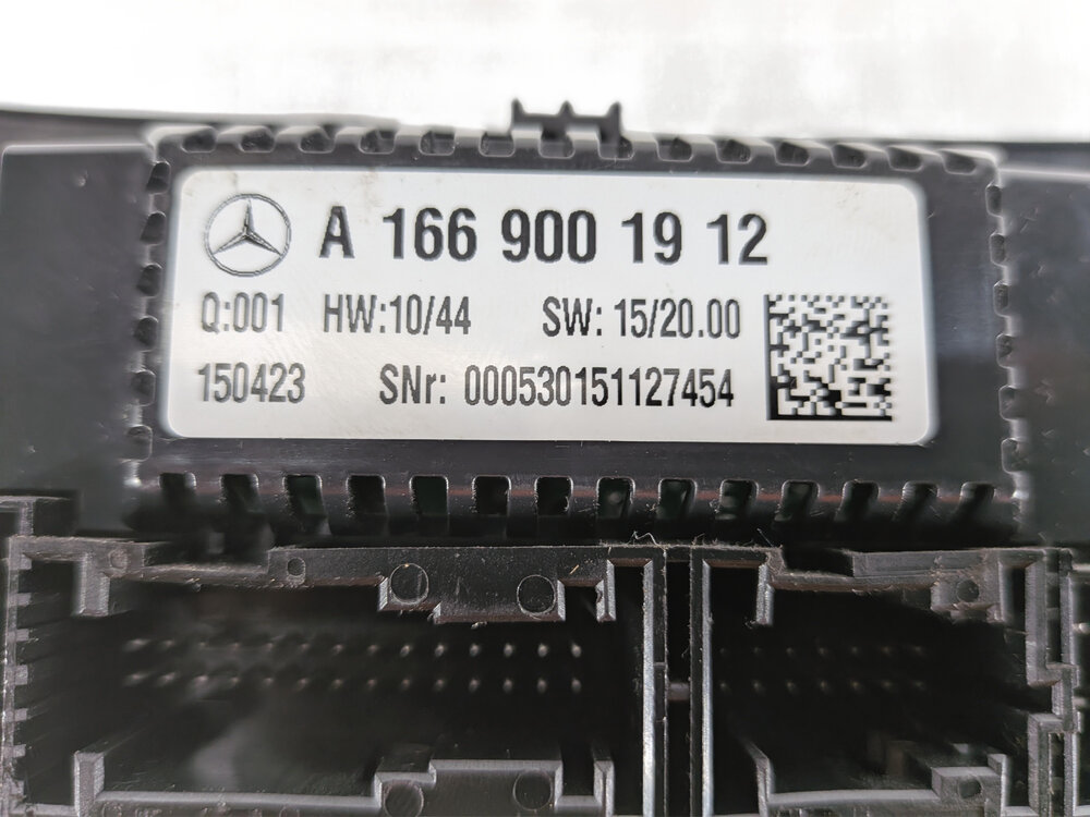Thumbnail 9: 14-17 MERCEDES GL GLS (W166 X166) FRONT TEMPERATURE CLIMATE HEATER CONTROL PANEL