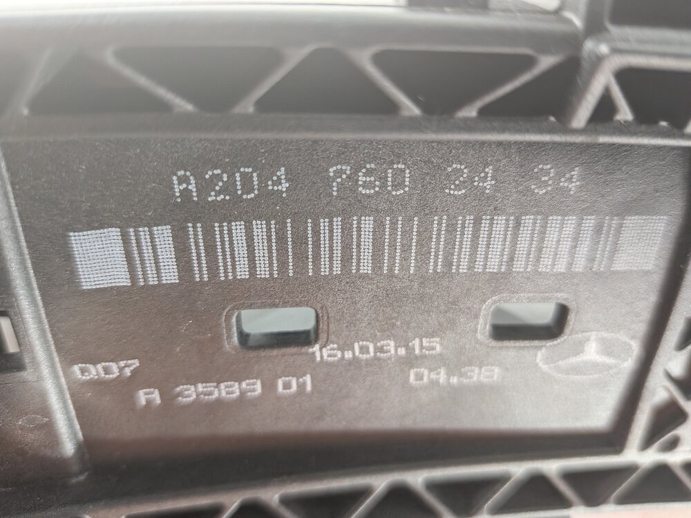 Thumbnail 8: 08-16 MERCEDES C E GL ML CLASS FRONT or REAR RIGHT KEYLESS DOOR HANDLE (Black)