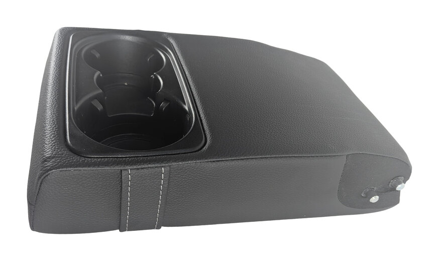 Thumbnail 4: 13-19 MERCEDES GL GLS GLE (W166 X166) REAR CENTER ARMREST w/ CUP HOLDER (Black)