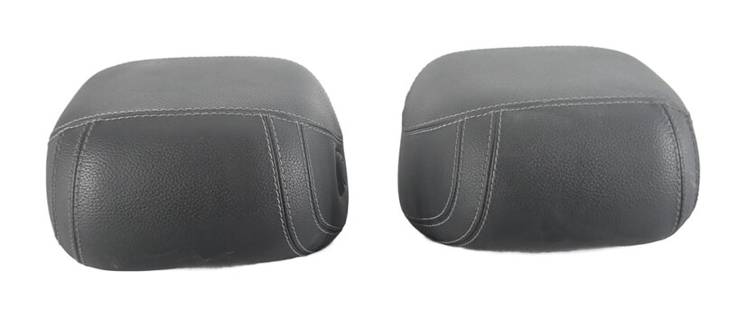 Thumbnail 6: 14-19 MERCEDES GL GLS ML W166 X166 FRONT LEFT & RIGHT SEAT HEADREST SET-2 BLACK