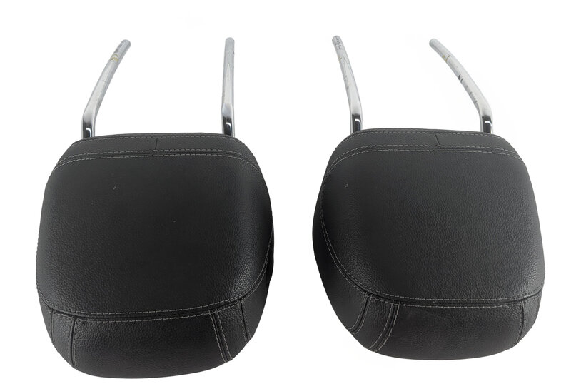 Thumbnail 7: 14-19 MERCEDES GL GLS ML W166 X166 FRONT LEFT & RIGHT SEAT HEADREST SET-2 BLACK