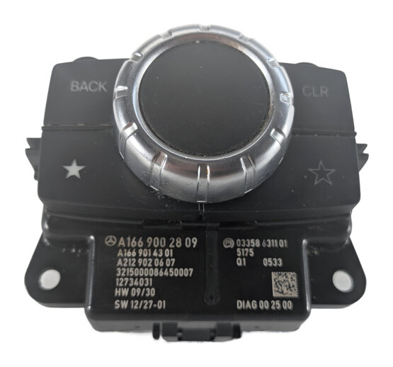 Thumbnail 7: 14-16 MERCEDES G550 GL350 GL550 ML350 ML550 (W166 X166) RADIO NAV CONTROL SWITCH