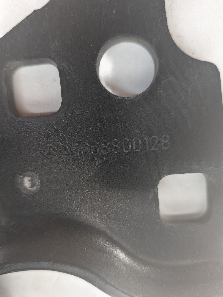 Thumbnail 10: 12-19 MERCEDES GL ML (W166 X166) FRONT LEFT & RIGHT HOOD HINGE SET (Black)