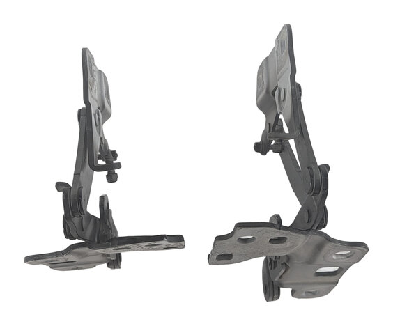 Thumbnail 7: 12-19 MERCEDES GL ML (W166 X166) FRONT LEFT & RIGHT HOOD HINGE SET (Black)