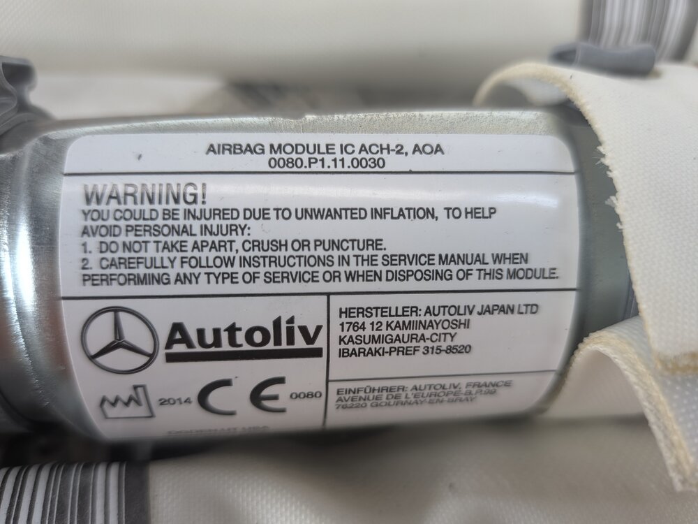 Thumbnail 8: 2013-2016 MERCEDES GL350 GL450 GL550 GL63 (X166) RIGHT ROOF SIDE CURTAIN AIRBAG