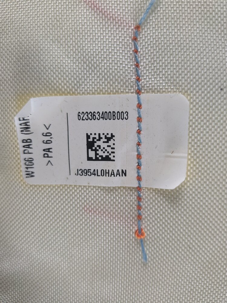 Thumbnail 10: 12-19 MERCEDES GL350 GL450 GL550 ML350 ML550 (W166 X166) PASSENGER DASH AIRBAG