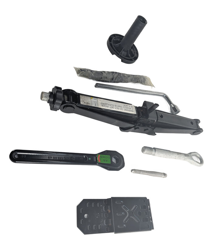Thumbnail 12: 13-21 MERCEDES BENZ GL GLE GLS ML CLASS W166 X166 SPARE TIRE JACK KIT TOOL SET