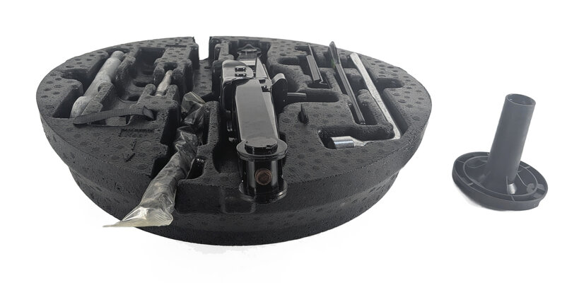 Thumbnail 6: 13-21 MERCEDES BENZ GL GLE GLS ML CLASS W166 X166 SPARE TIRE JACK KIT TOOL SET