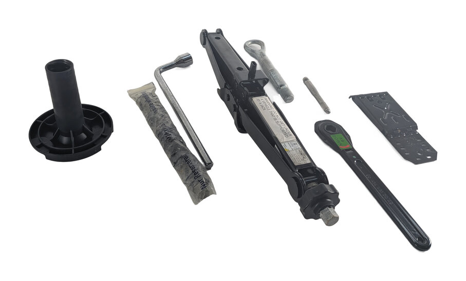 Thumbnail 9: 13-21 MERCEDES BENZ GL GLE GLS ML CLASS W166 X166 SPARE TIRE JACK KIT TOOL SET