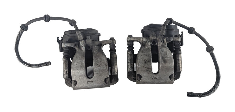 Thumbnail 3: 13-19 MERCEDES GL GLS CLASS 166 REAR LEFT & RIGHT ABS DISC BRAKE CALIPER SET/2